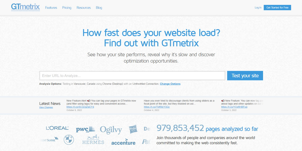 Gtmetrix