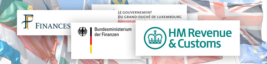 The system connects official tax authorities from among the 47 member countries in Europe (like HM Revenue & Customs, Bundesministerium der Finanzen)